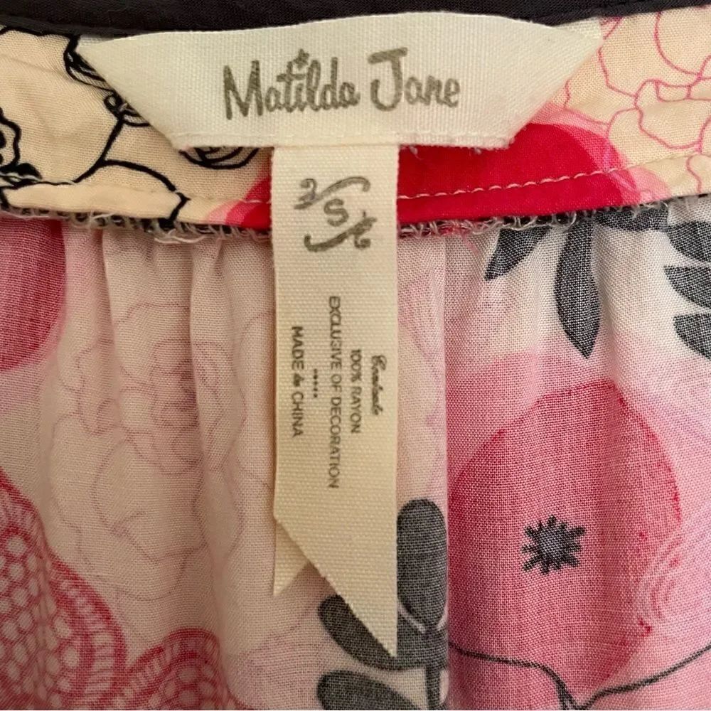 Matilda Jane Mistletoe Magic High Low Peplum Tunic Size S - Picture 3 of 11